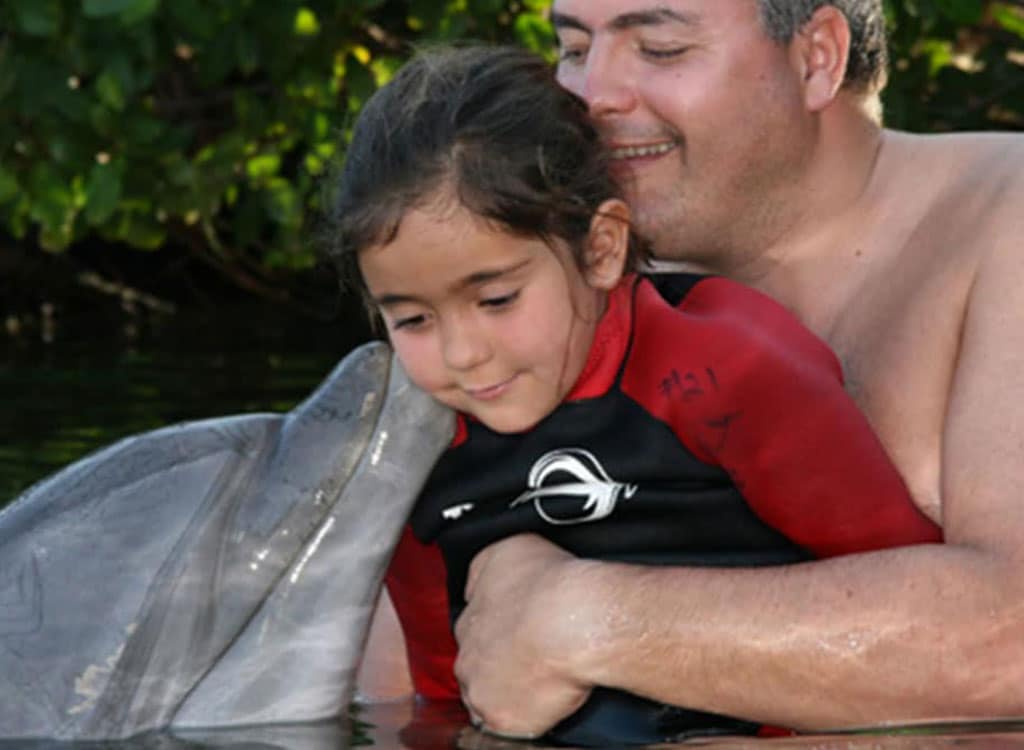 Express Shallow Water Swim with the Dolphin